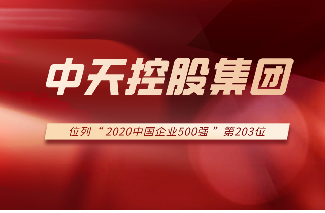 yh86银河国际集团列2020中国企业500强第203位！